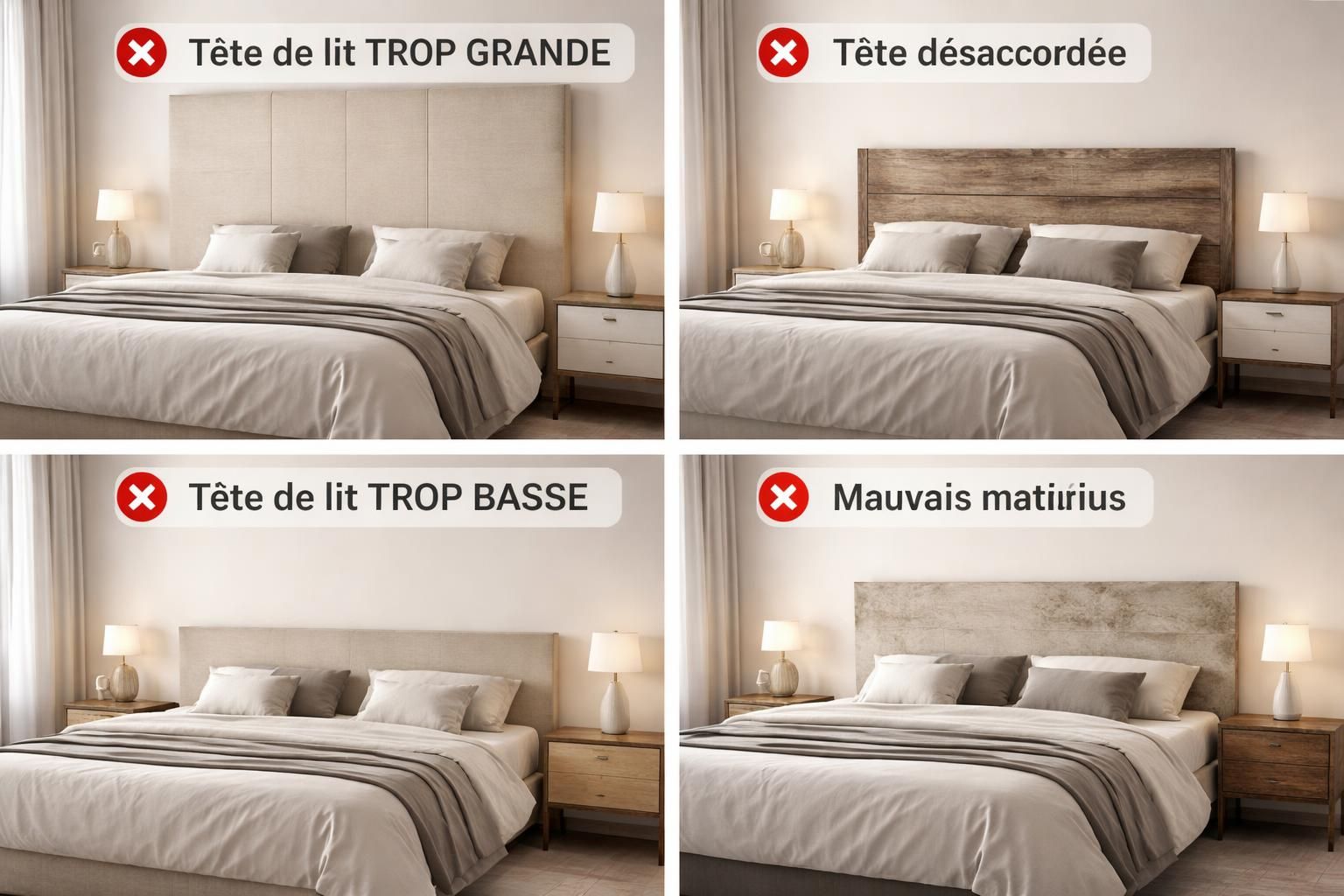 découvrez les erreurs courantes à éviter pour bien choisir votre tête de lit tendance et réussir la décoration de votre chambre avec style et confort.
