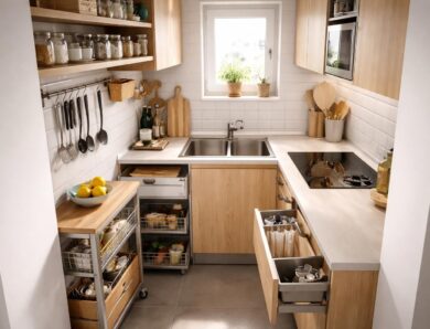Les meilleures astuces pour un aménagement pratique dans une petite cuisine 4m2