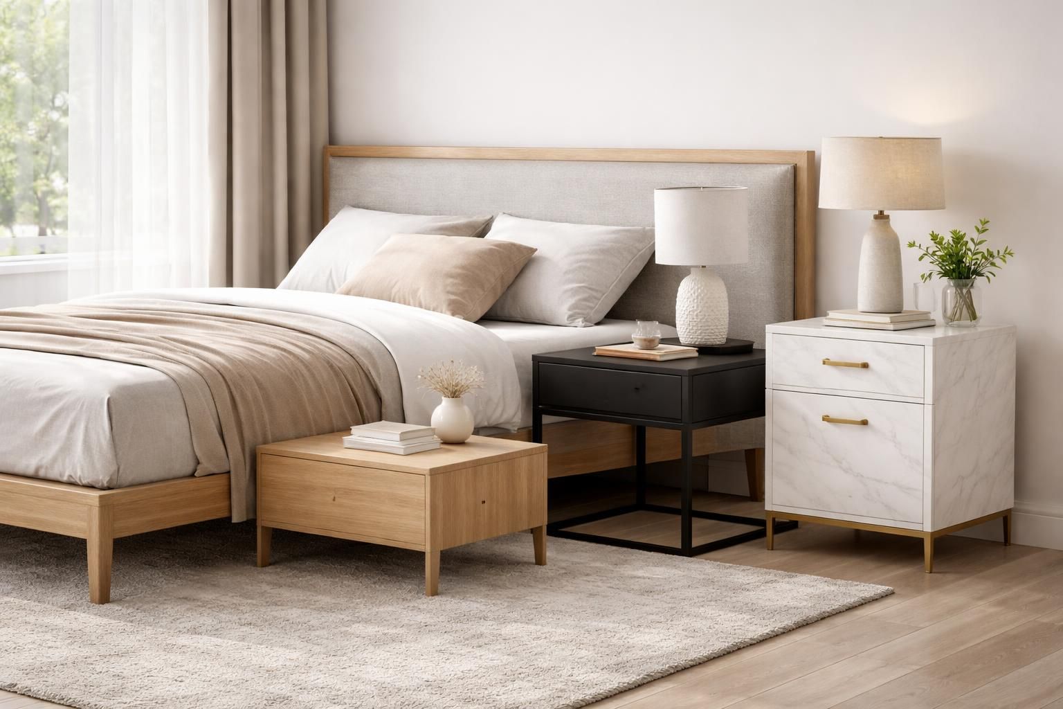 découvrez les tendances actuelles sur la hauteur idéale des tables de chevet pour allier confort et style dans votre chambre à coucher.