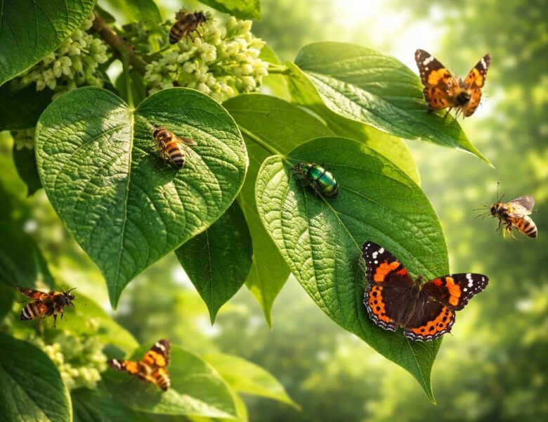 Pourquoi les feuilles du catalpa attirent-elles tant les pollinisateurs ?