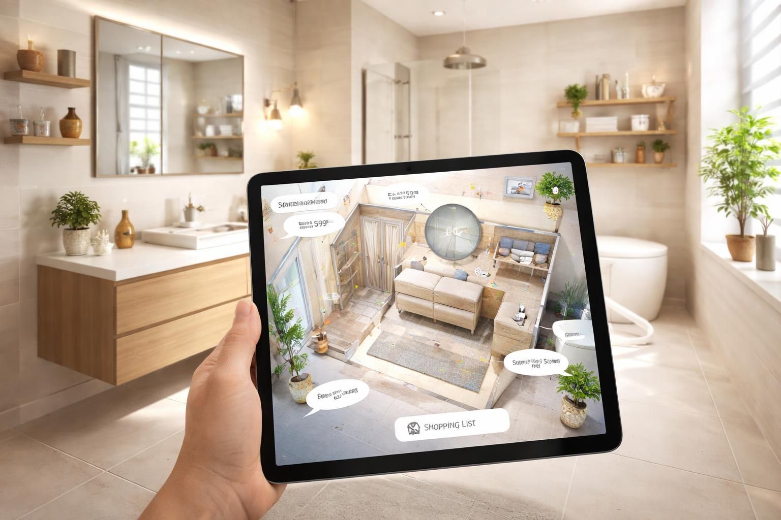 découvrez comment planifier et acheter votre salle de bain facilement avec votre tablette samsung galaxy. guide pratique pour optimiser vos projets de rénovation.