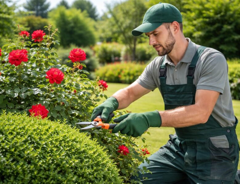 Tailler du rosier et buisson : les techniques des jardiniers professionnels
