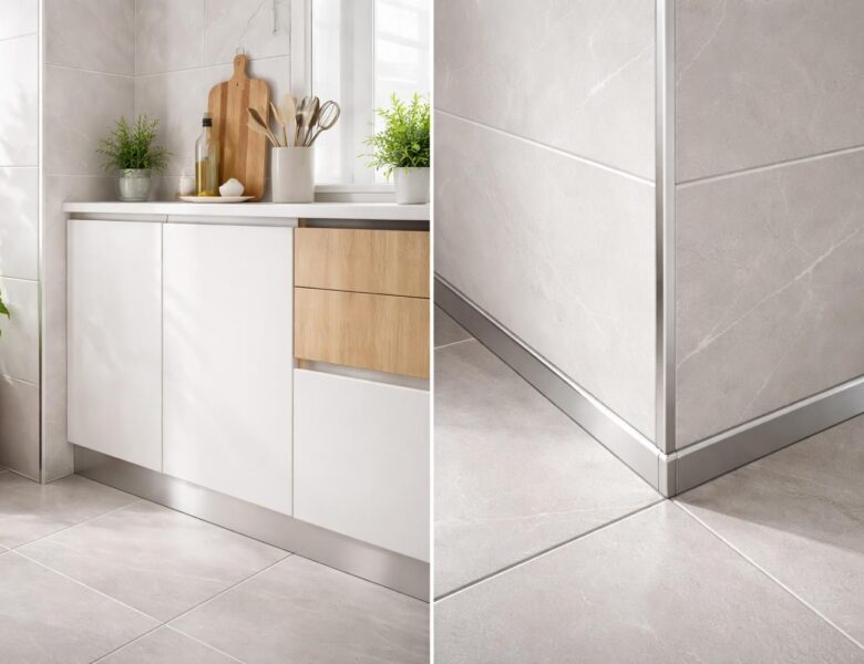 Transformez vos espaces avec des baguettes de finition du carrelage après la pose