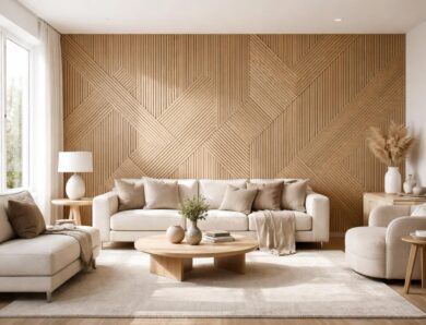 Transformez votre espace avec un mur en relief avec tasseau et apportez une touche moderne