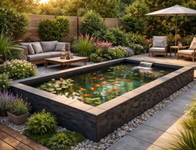 Transformez votre espace extérieur avec un bassin hors sol pour poisson