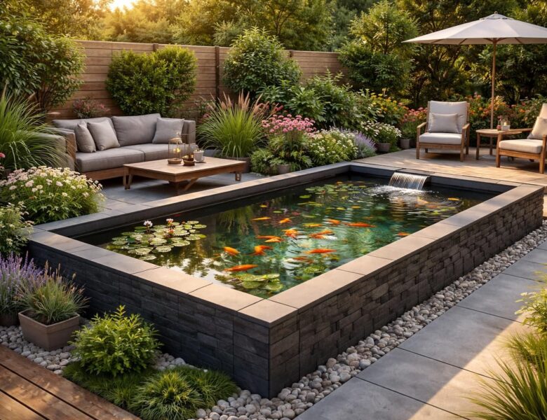 Transformez votre espace extérieur avec un bassin hors sol pour poisson