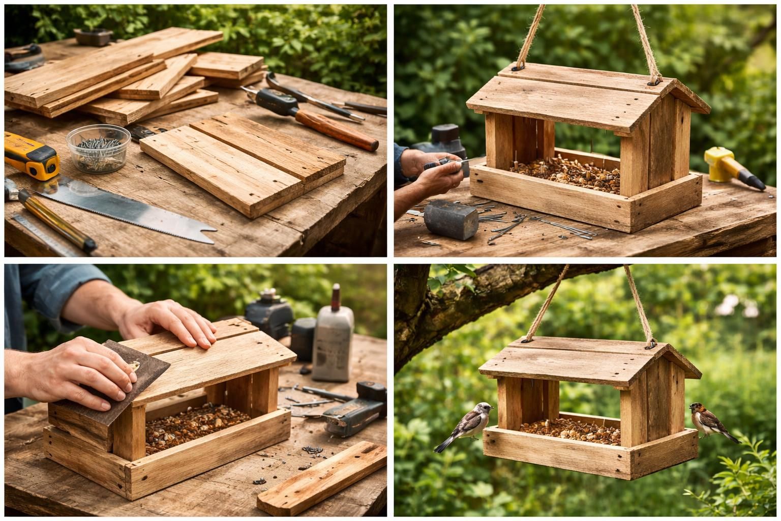 découvrez 10 astuces simples et efficaces pour réussir à fabriquer une mangeoire d'oiseaux originale et écologique à partir d'une palette recyclée.