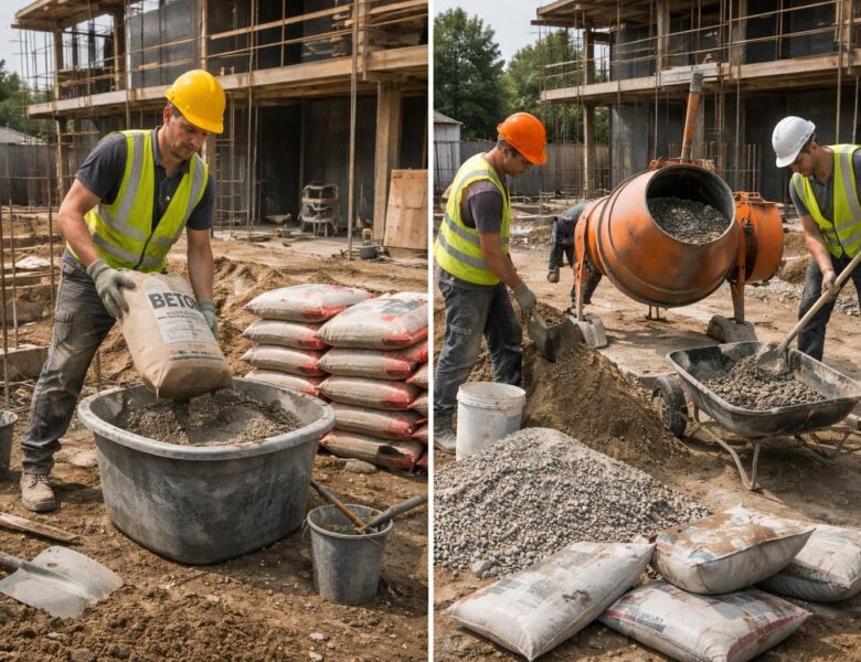 Béton en sac versus béton traditionnel : Quel est le meilleur choix ?