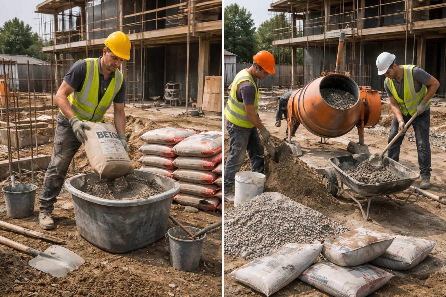 découvrez les différences entre le béton en sac et le béton traditionnel pour choisir la solution la mieux adaptée à vos projets de construction.