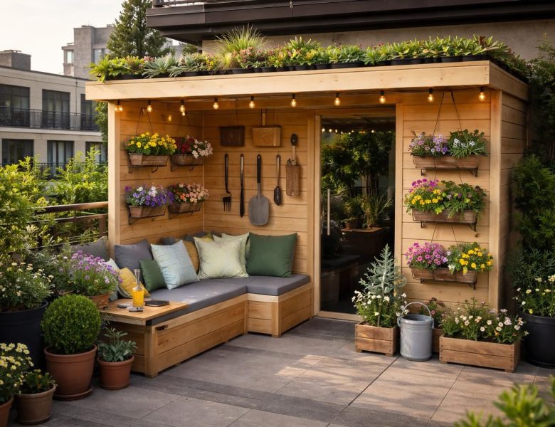 Comment personnaliser votre abri de jardin sur terrasse en appartement