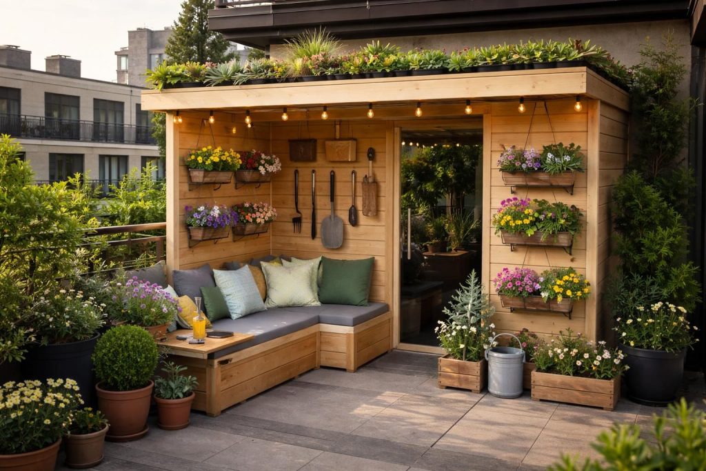 découvrez comment personnaliser votre abri de jardin sur terrasse d'appartement avec des astuces pratiques et des idées déco pour optimiser votre espace extérieur.