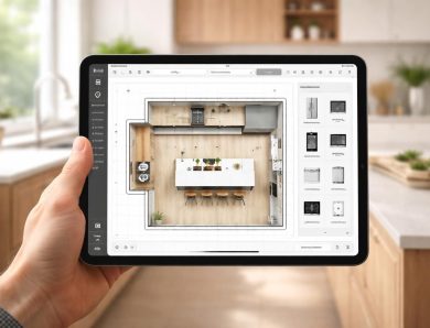 Cuisine : préparer une implantation réaliste sur iPad