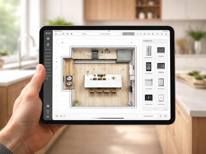Cuisine : préparer une implantation réaliste sur iPad