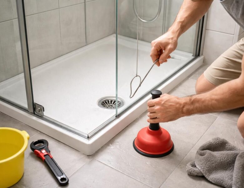 Les astuces pour gérer une bonde de douche inaccessible sans appeler un plombier