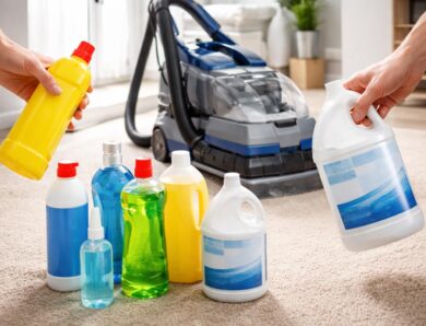 Les erreurs à éviter quand on choisit quelle produit mettre dans une shampouineuse