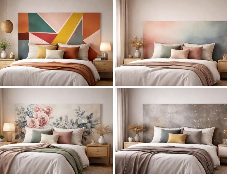 Les meilleures idées de décoration utilisant des têtes de lit à peindre
