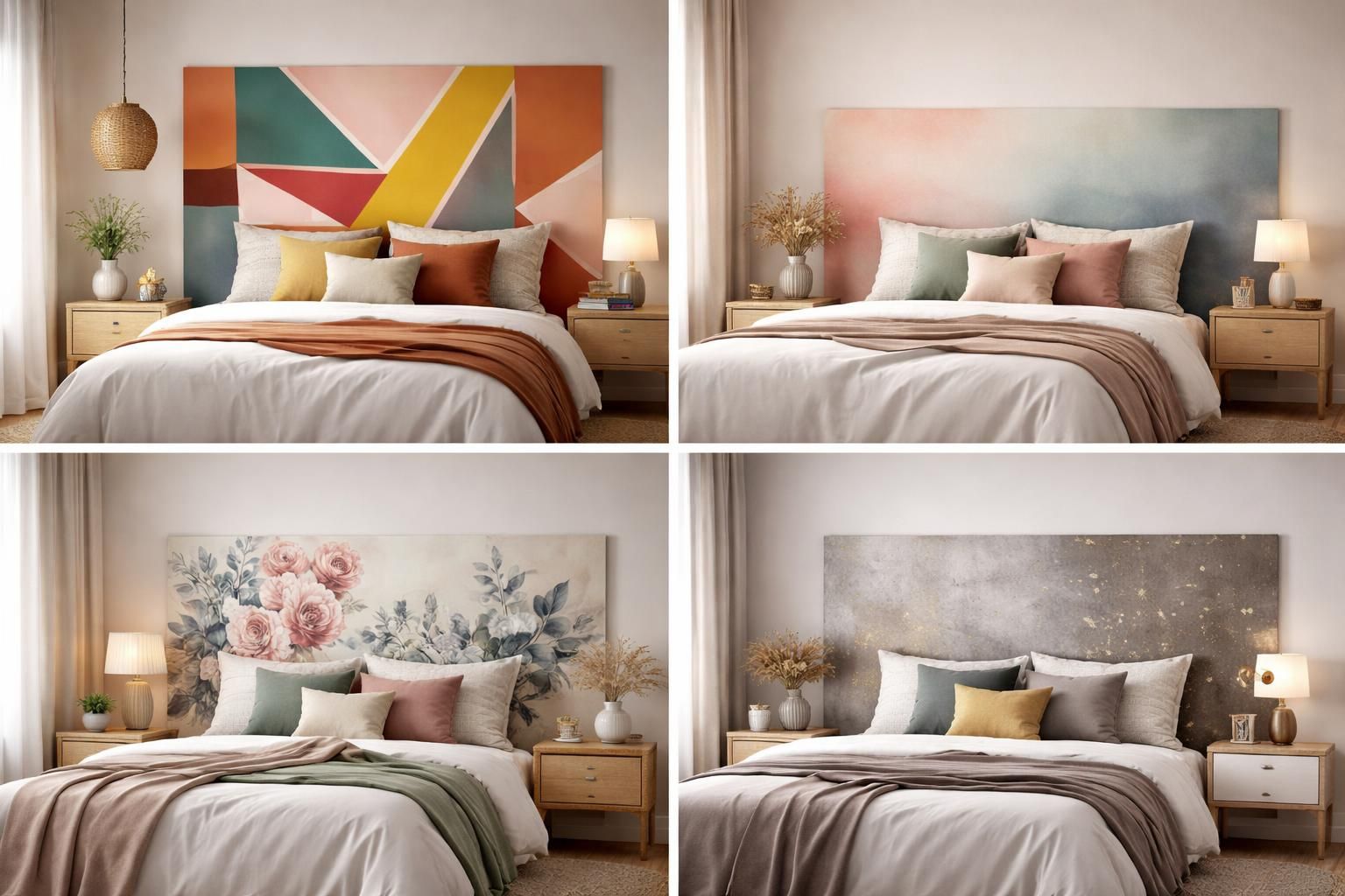 découvrez les meilleures idées de décoration pour personnaliser votre chambre avec des têtes de lit à peindre, alliant créativité et style unique.