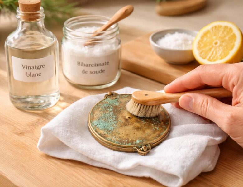 Nettoyer le vert de gris : solutions simples et efficaces à essayer
