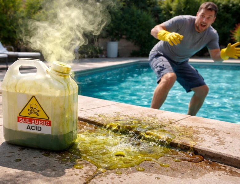 Pourquoi le danger de l&rsquo;acide sulfurique pour la piscine peut compromettre votre sécurité