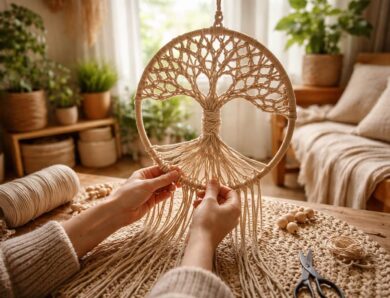 Transformez votre intérieur avec ce tuto pour fabriquer un arbre de vie macramé