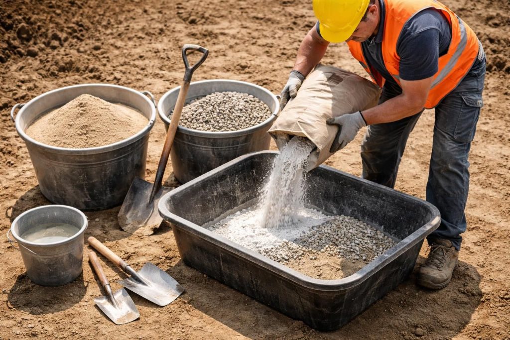 découvrez des astuces pratiques pour doser précisément le béton avec un sac de ciment de 25 kg, afin de réussir vos travaux de construction efficacement.