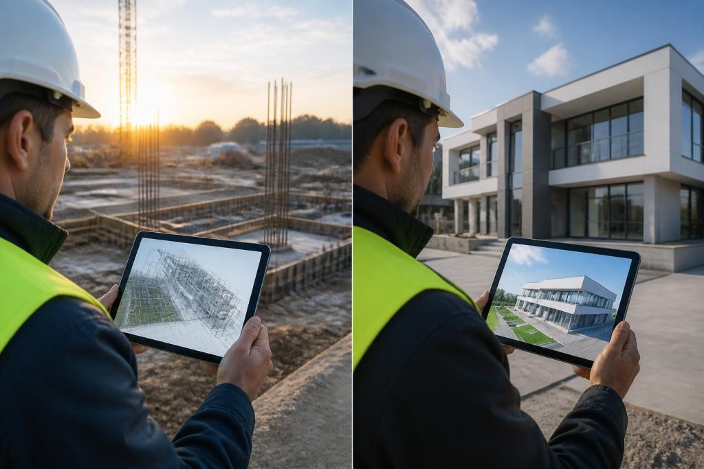 découvrez comment suivre l'évolution de votre chantier en temps réel sur tablette tactile, avec un journal interactif avant/après pour un suivi précis et intuitif.