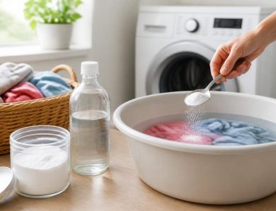 Bicarbonate de soude et vinaigre blanc pour le linge déteint : comment ça fonctionne ?