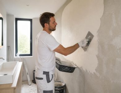 Comment appliquer l&rsquo;enduit à la chaux dans la salle de bain : Guide pratique