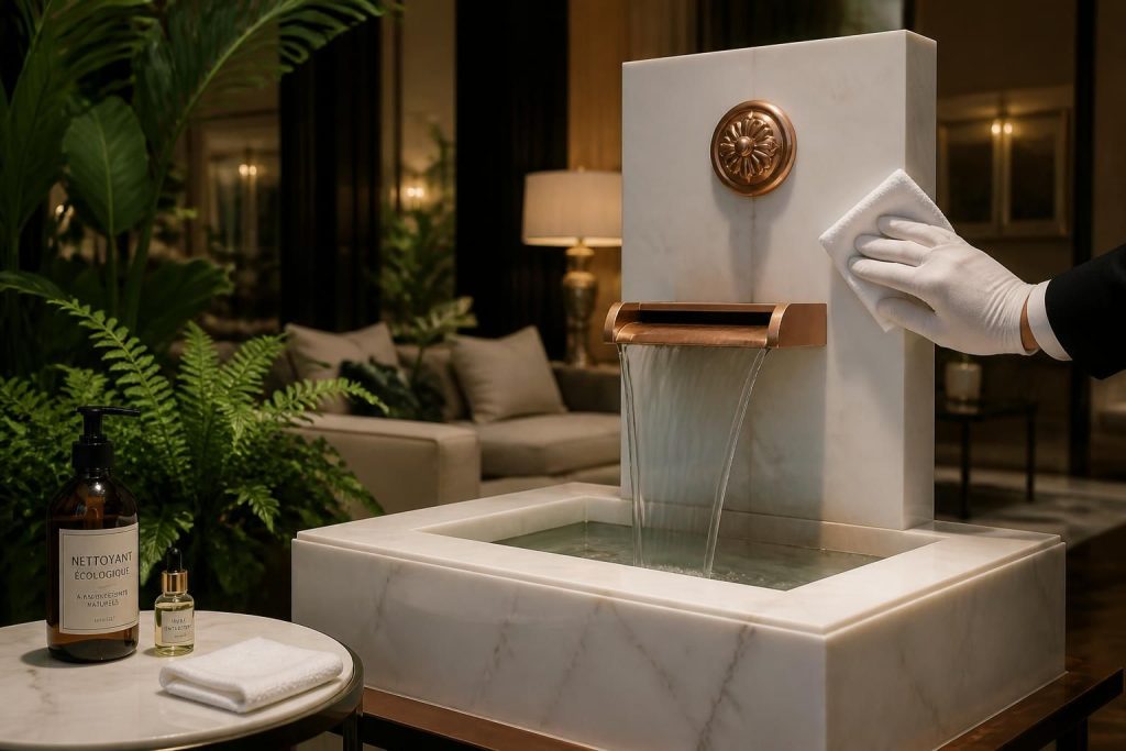 découvrez nos conseils experts pour entretenir efficacement votre fontaine d'intérieur haut de gamme et garantir sa longévité tout en conservant son élégance.
