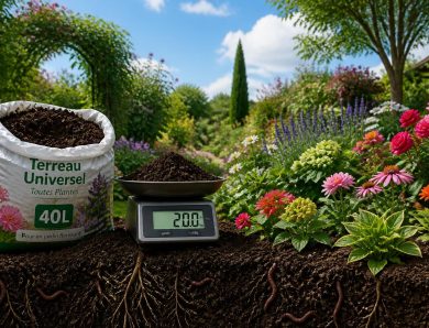 Les avantages d&rsquo;utiliser 40 litres de terreau en kg pour un jardin florissant