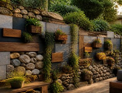 Mur de soutènement pas cher : idées créatives pour un design unique