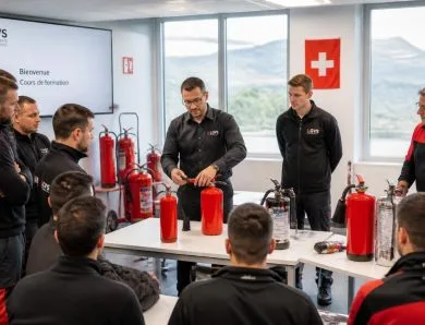 L&rsquo;importance de lgvs, l&rsquo;association suisse des appareils d&rsquo;extinction dans la formation des nouveaux professionnels